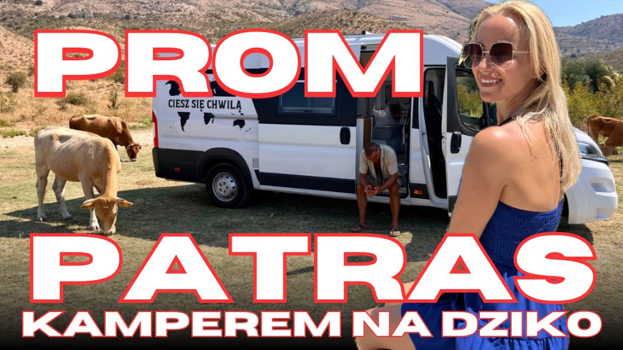 Grecja kamperem Prom Patras na dziko w sezonie