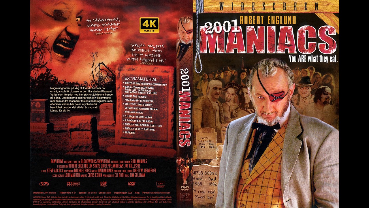 2001 Maniacs (2005) 4K UHD | Horror, Comedy, Folk Horror, Slasher | Full Movie