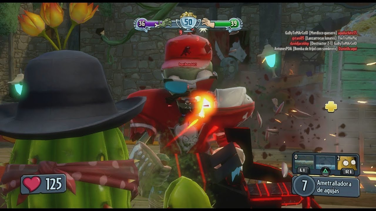 PLANTS VS ZOMBIES GARDEN WARFARE BOMBA GNOMO MAS DERROTAR POR EQUIPOS