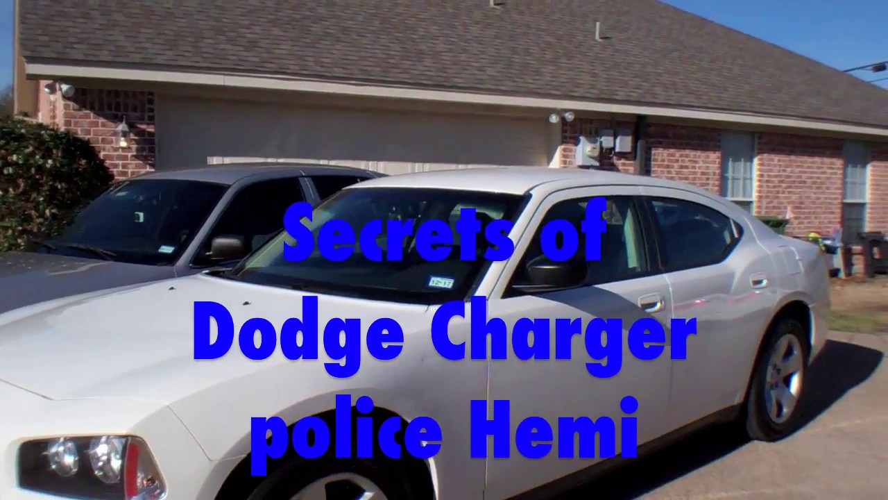 Dodge Charger police Hemi secrets