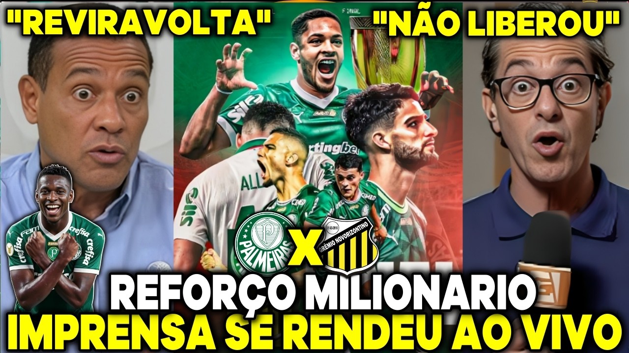 😱PALMEIRAS BARROU! IMPRENSA RASGOU ELOGIOS E DESTROÇOU TUDO 