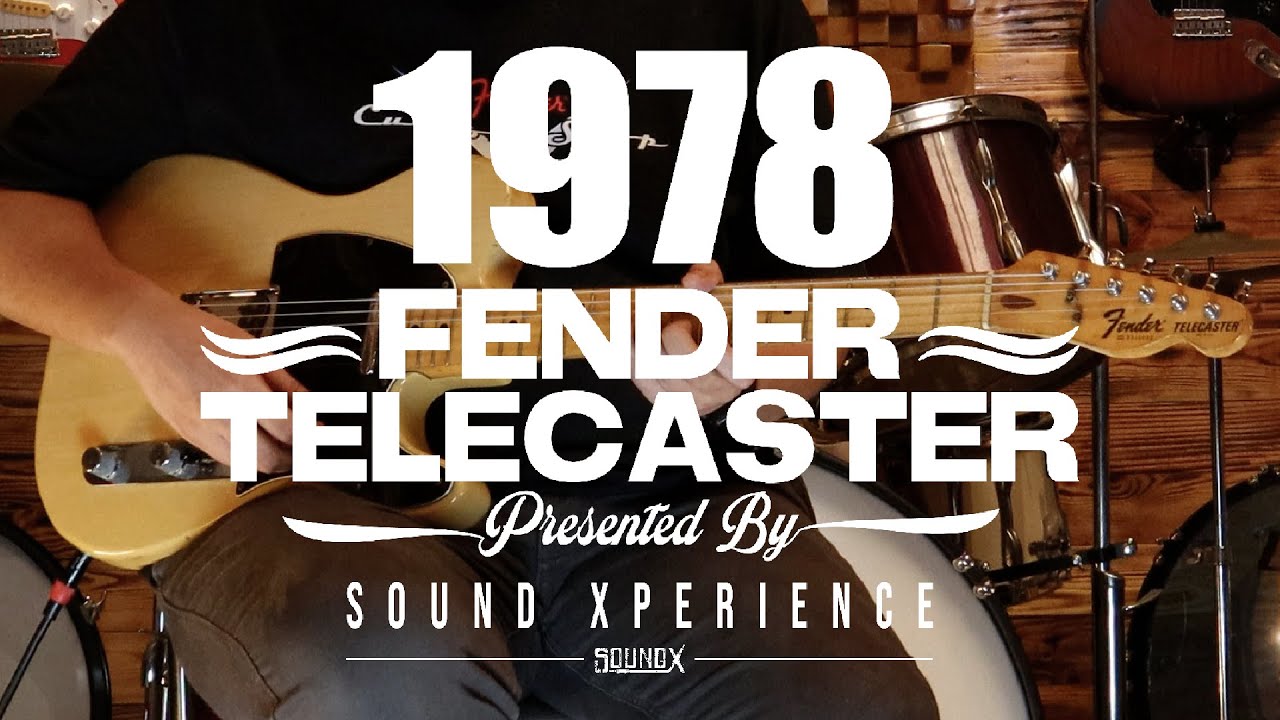 Original Vintage 1978 Fender Telecaster Demo
