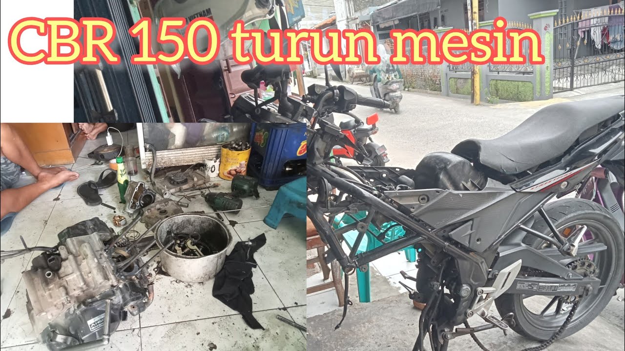 CBR 150 CC ganti karet balancer 👍