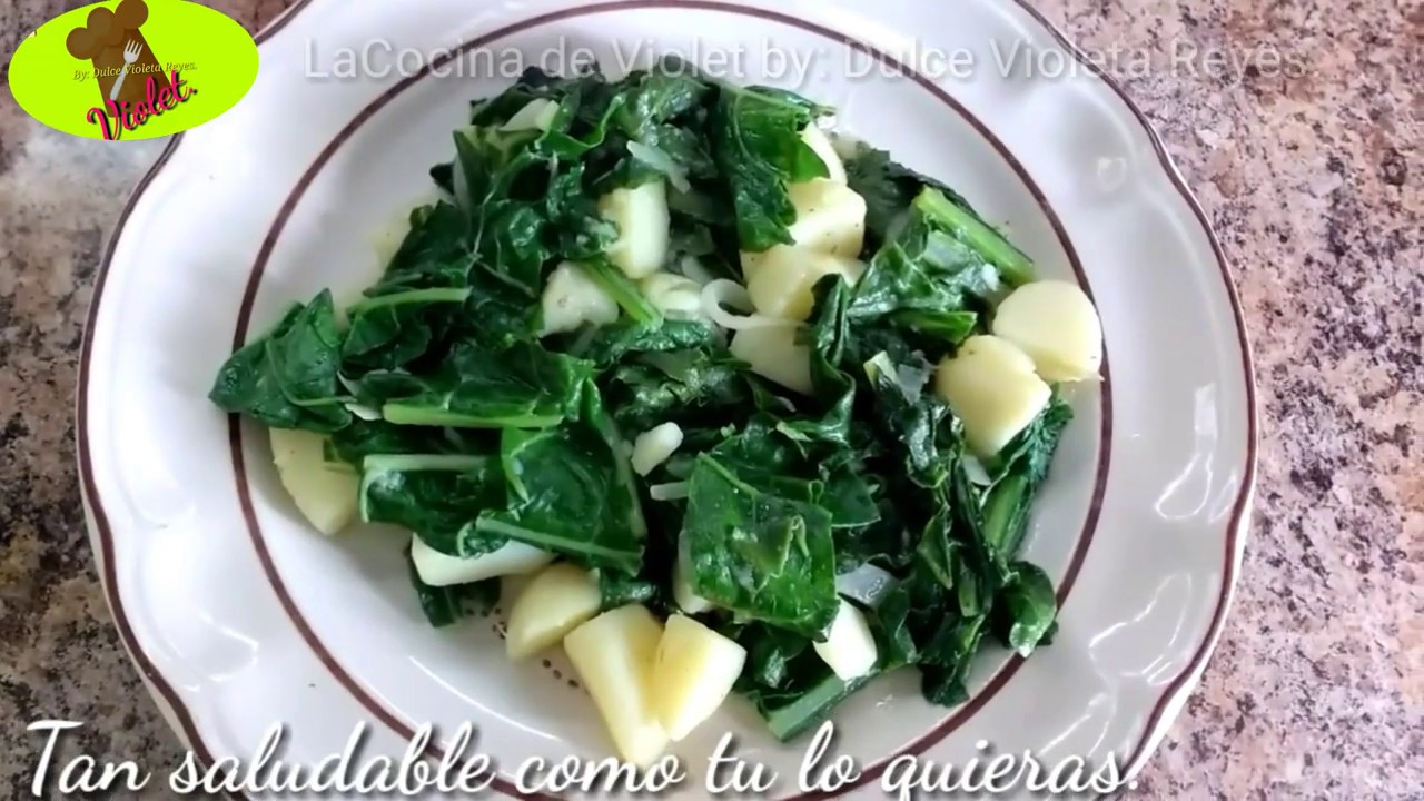 Acelgas con papas, Tan saludable como lo quieras!!! VComida Saludable