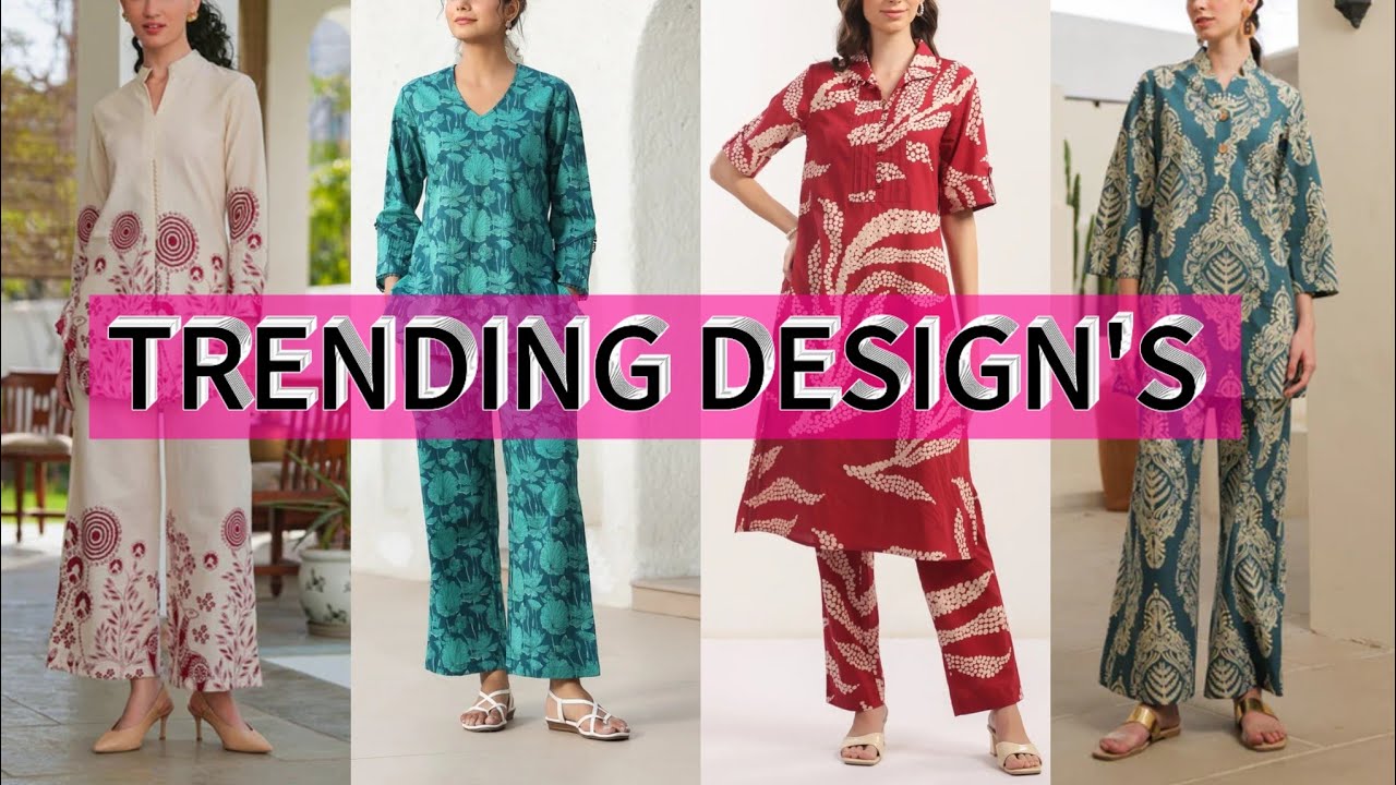 🤩Tranding co ord set dress design ideas/cord set suit design for woman/coat set