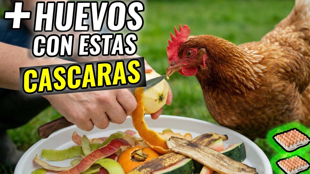 👉 Con Estas Cascaras, ¡Tus Gallinas Pondrán Huevos sin Parar!