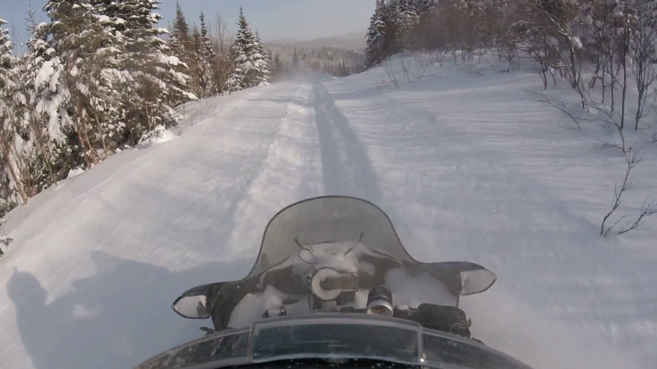 Monts- Valin ( Mont Ste-Marguerite),on Arctic cat tz1 turbo.
