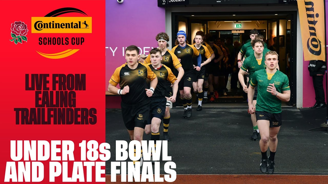 LIVE | Continental Tyres Schools Cup Under 18s finals | Ealing Trailfinders