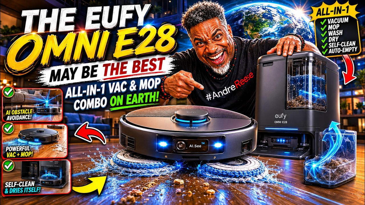 The Eufy Omni E28 May Be The Best All-In-1 Vac & Mop Combo On Earth! 😲 #AndreReese #AndreReeseDotBiz