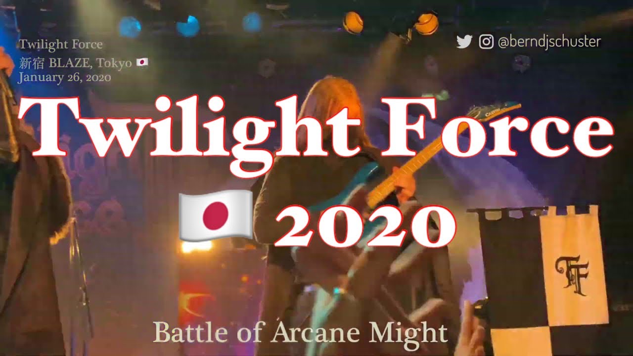 Twilight Force - Battle of Arcane Might @Shinjuku BLAZE, Tokyo, Japan - January 26, 2020 LIVE 4K
