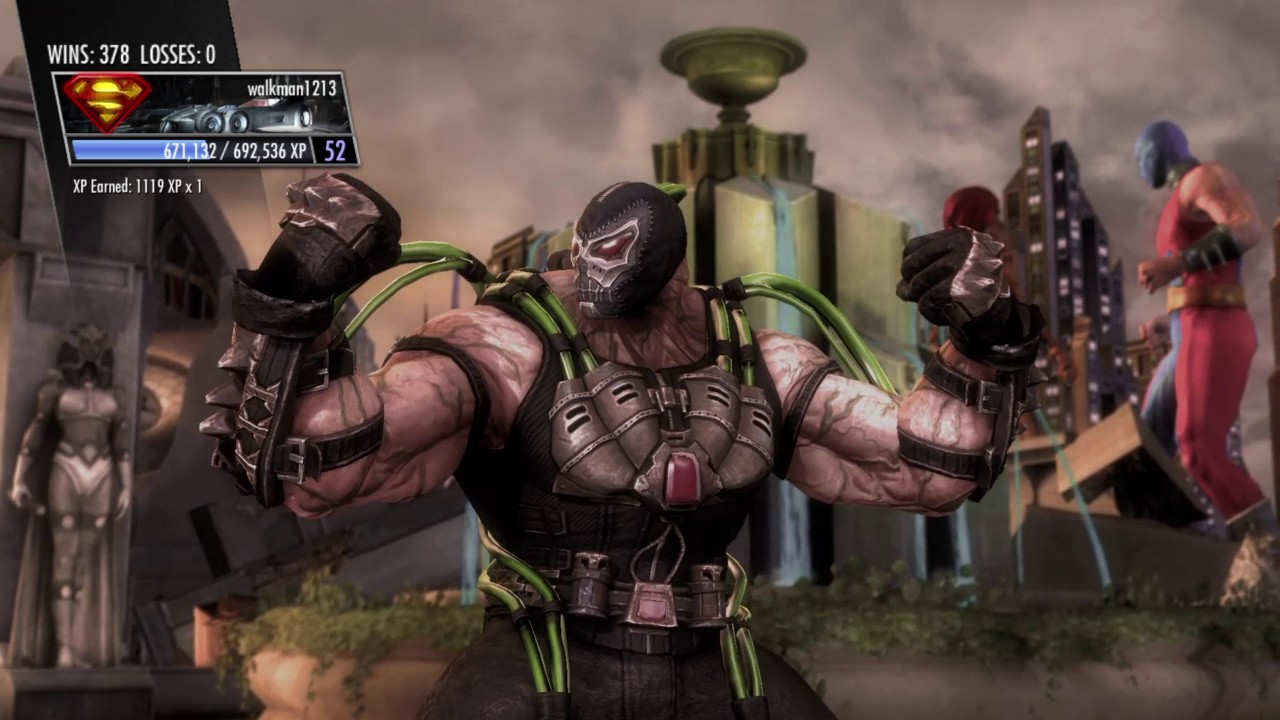 Injustice: Gods Among Us Ultimate Edition Fully Charged Battles Using Bane