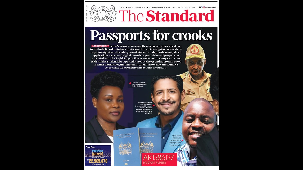 In The Dailies: Passports For Crooks