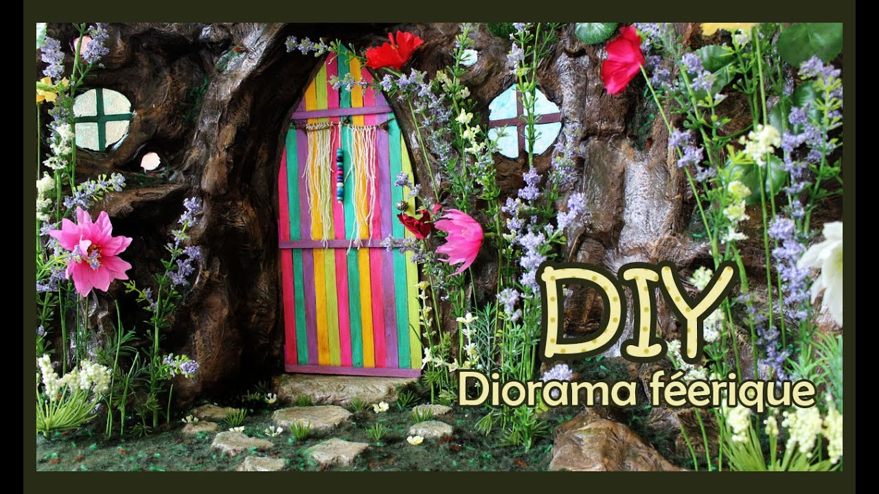 DIY / How I make - Diorama féerique - Doll craft - English subtitles