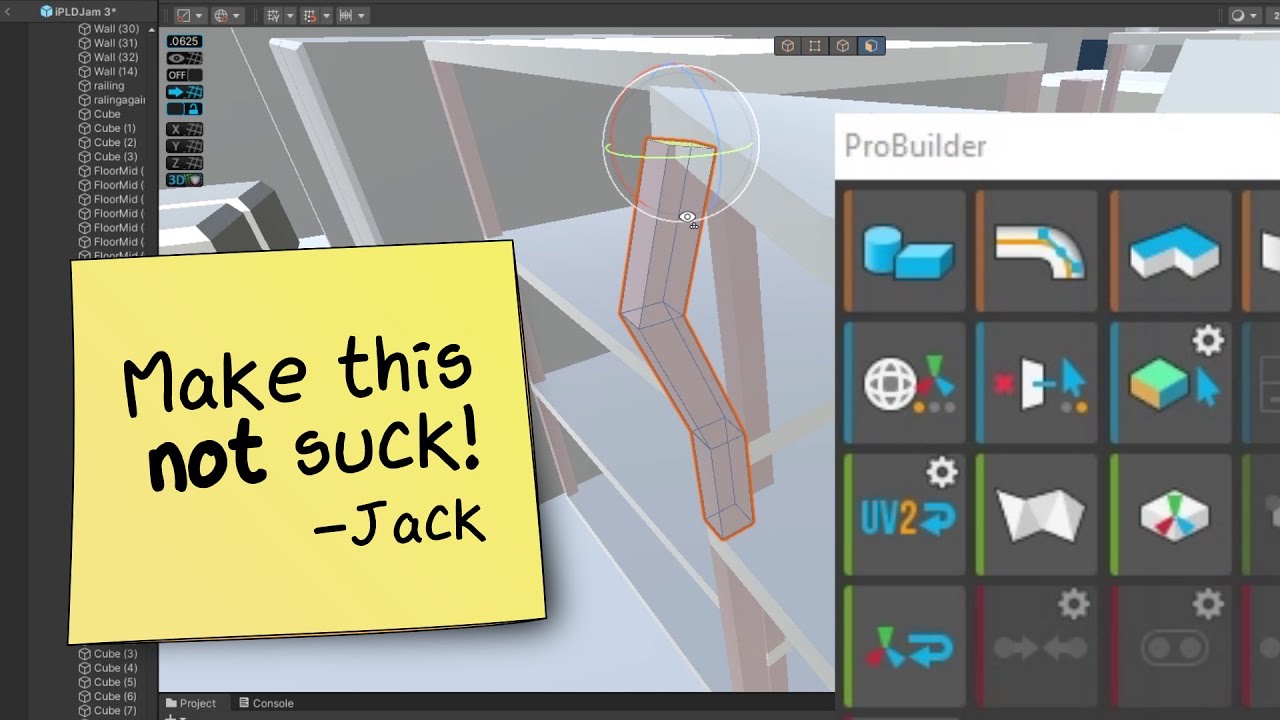 Fixing my ProBuilder-made Level Design in Unity (Improving 