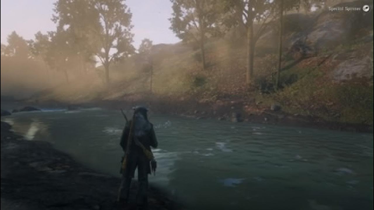 Red Dead Redemption  2 Salmon Fishing