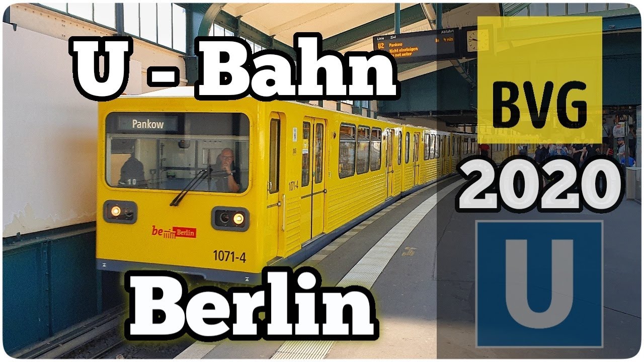 U-Bahn Berlin - unterwegs auf der U12 / U2 und U6 / U9 | BVG 2020