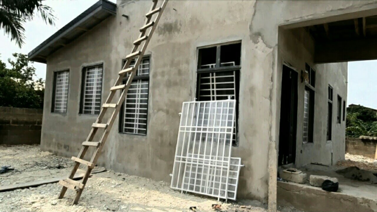 We are fixing the Burglar Proof Windows Now|Building our house in Ghana 🇬🇭 Ep 30 #burglary