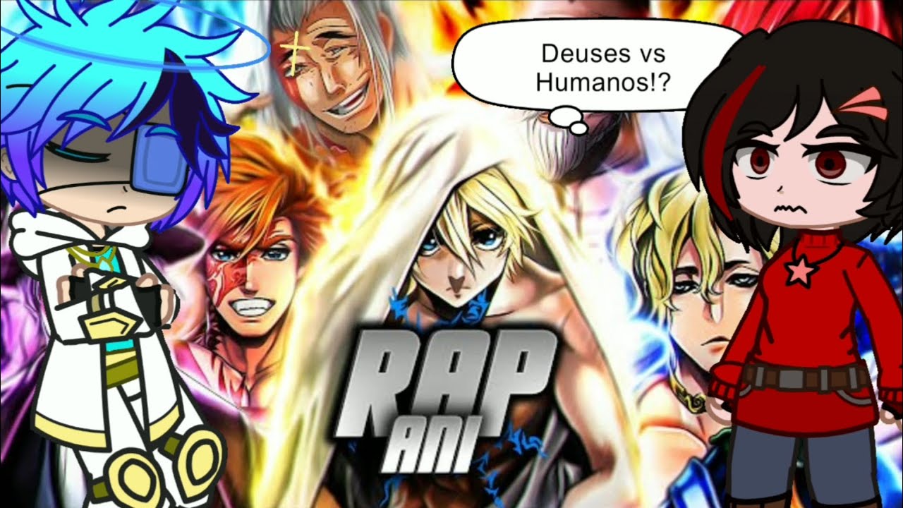 Minhas OCs (Família Celestial) reagindo ao rap do Ragnarok @AniRap