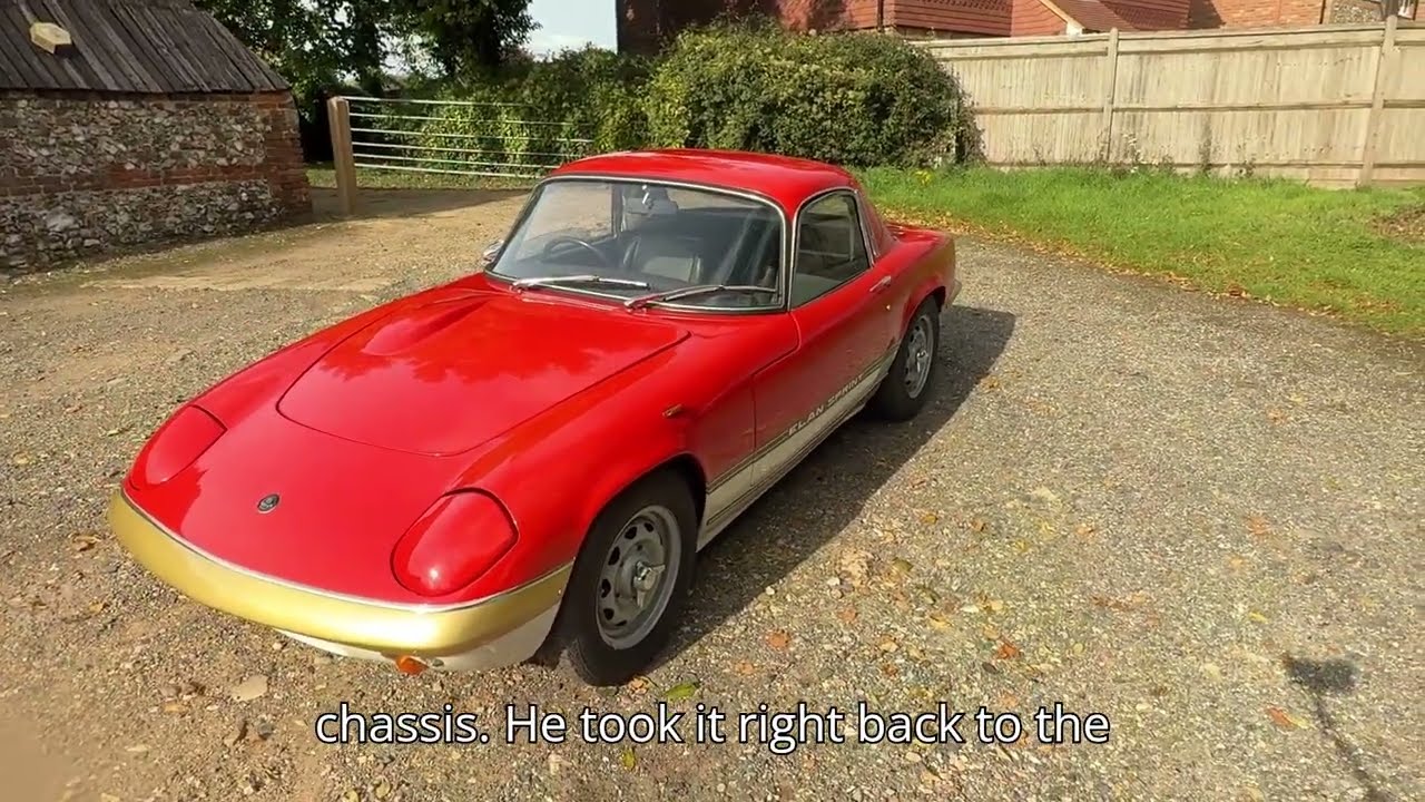 Продаётся мотодром Lotus Elan S4 FHC 1969 года, прогулка