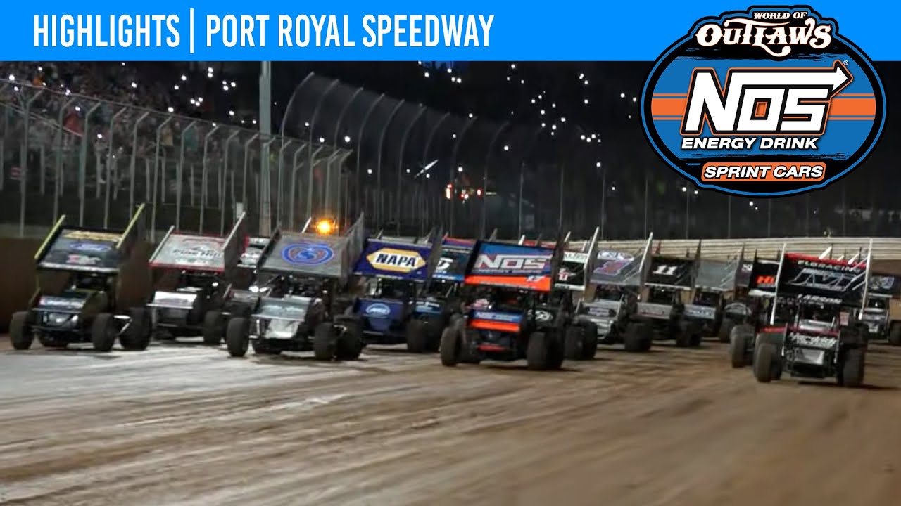 World of Outlaws NOS Energy Drink Sprint Cars Port Royal Speedway July 20, 2022 | HIGHLIGHTS