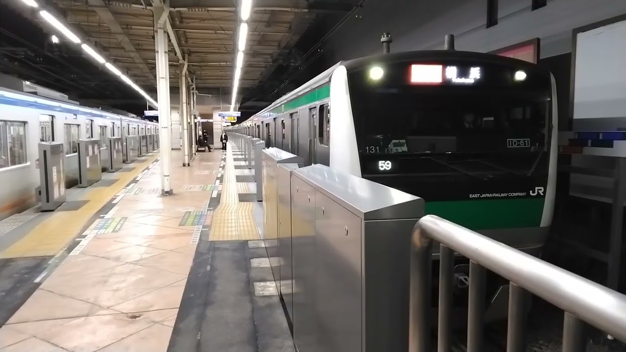 埼京線E233系7000番台ハエ131編成特急横浜行　二俣川駅