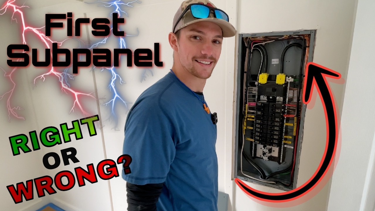 I Installed My First Electrical Subpanel… Did I Mess It Up?