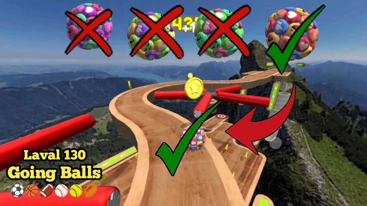 🏈Going Balls ; Super Speed Run Hard Walkthrough | Level 130 || los game || Arbaz Guru Gaming |