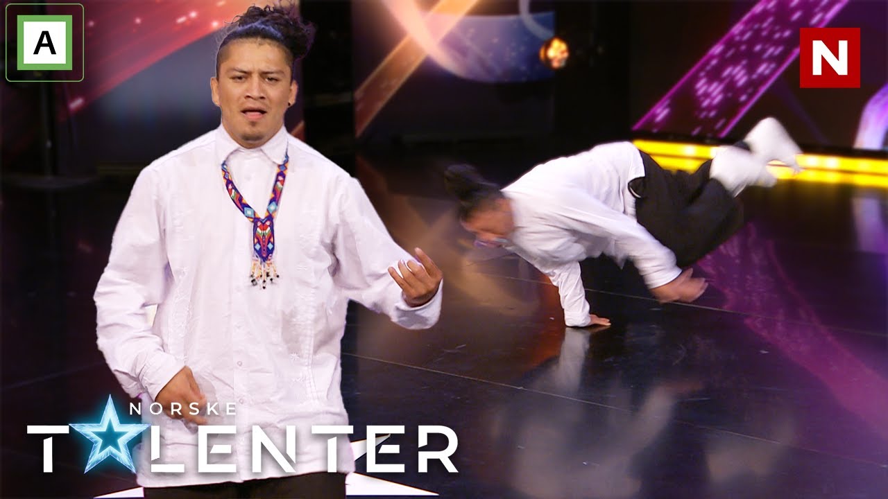 Bboy Gato freestyler med inspirasjon fra urfolk | Dommerutvelgelse | Norske talenter