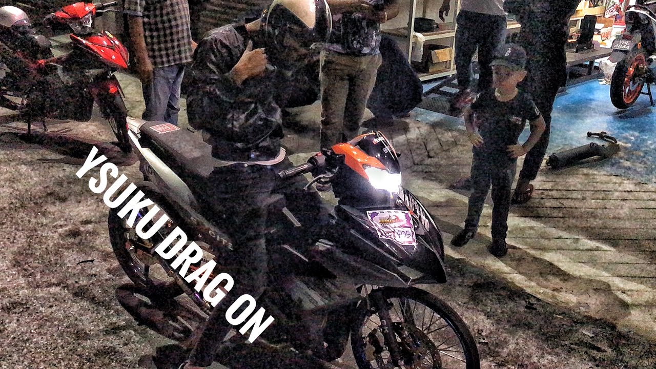 AMIRUL AIMAN(JOKI RRC) JOKI Y15ZR DRAG 201M TERENGGANU / X1R SHAH KAIZEN BLOCK 65MM JACK 4MM