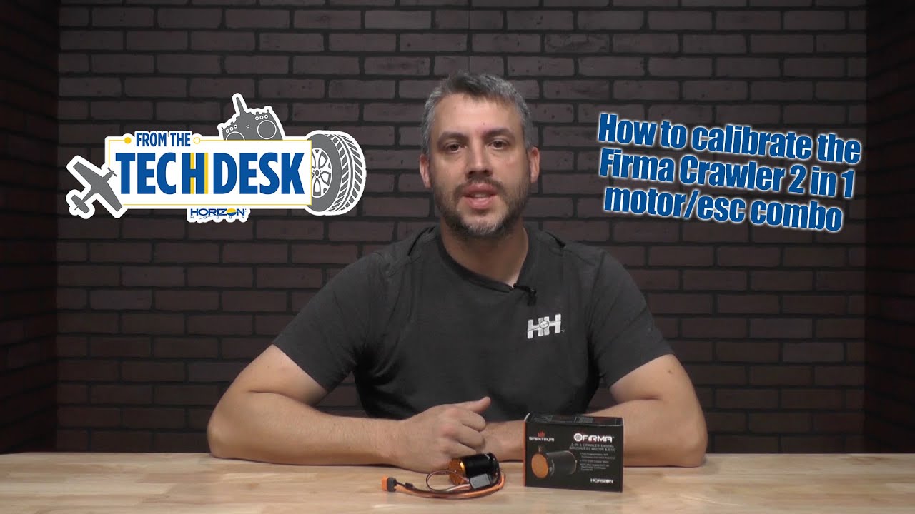 From the Tech Desk: How to calibrate the Firma Crawler 2 in 1 motor/esc combo