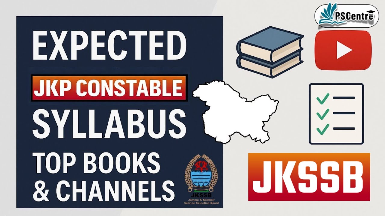 JK Police Constable Syllabus 2026 | Official Syllabus | Exam Pattern || Best Books & Free Resources
