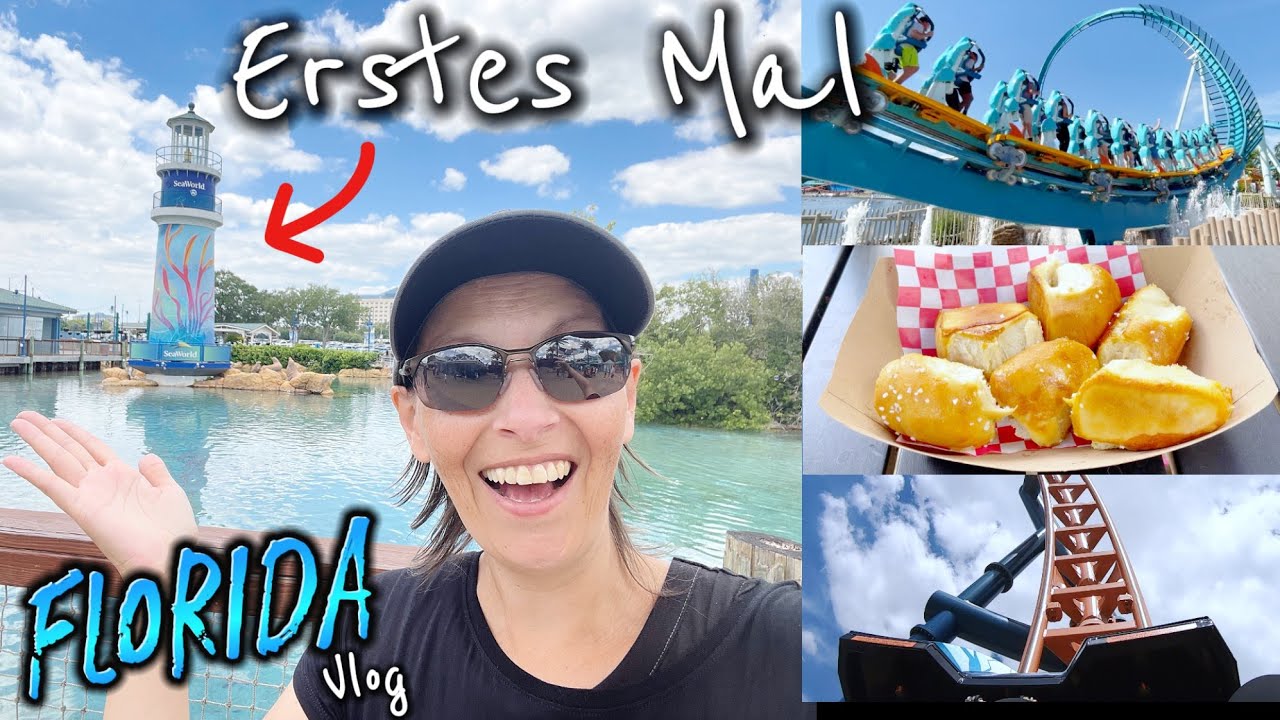 🇺🇸 Leben in Florida – Das erste Mal in Seaworld Orlando, lohnt sich das?  - USA Auswanderer Vlog