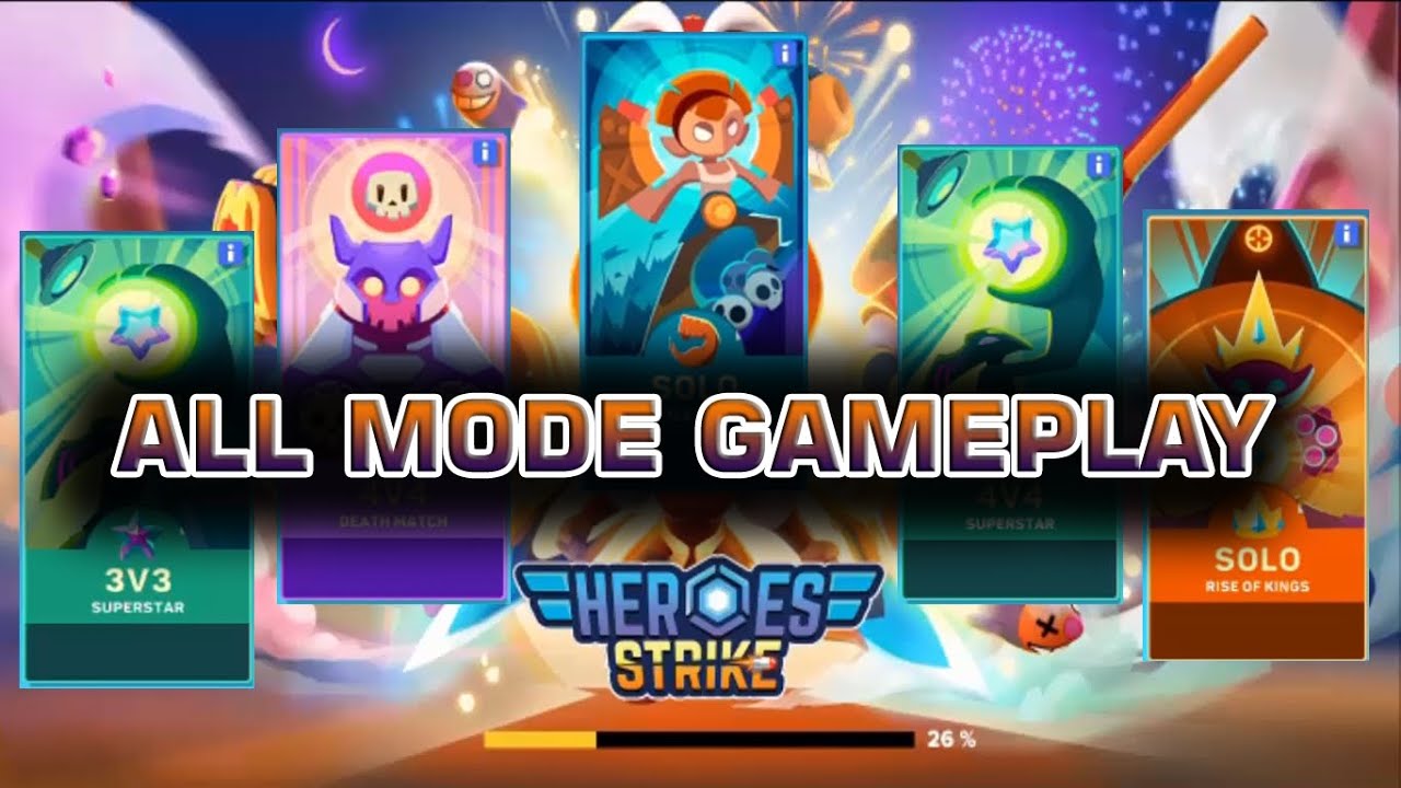 Gameplay Heroes Strike Offline (ALL MODE)