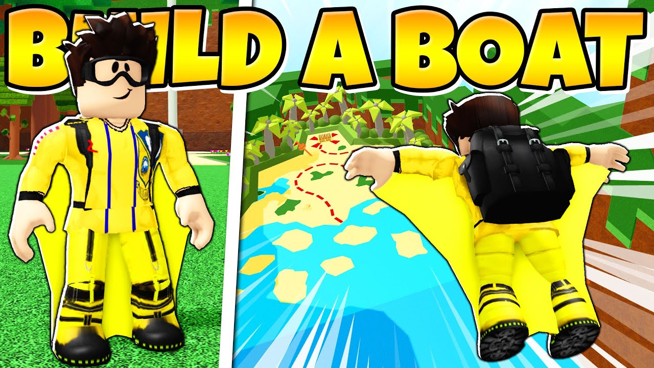 I BUILT A HYPERSPEED WING SUIT In Build a Boat!