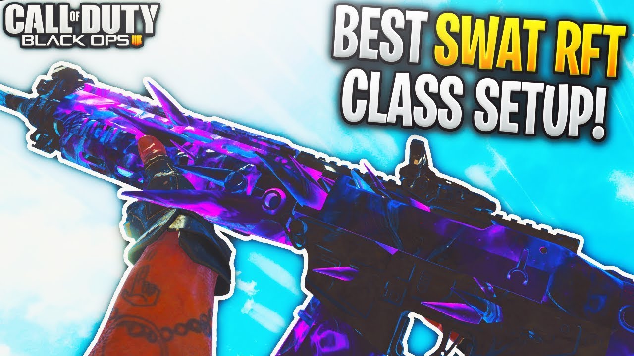 THE 100$ DLC WEAPON!/BEST SWAT RFT CLASS SETUP IN BLACK OPS 4! (COD BO4)