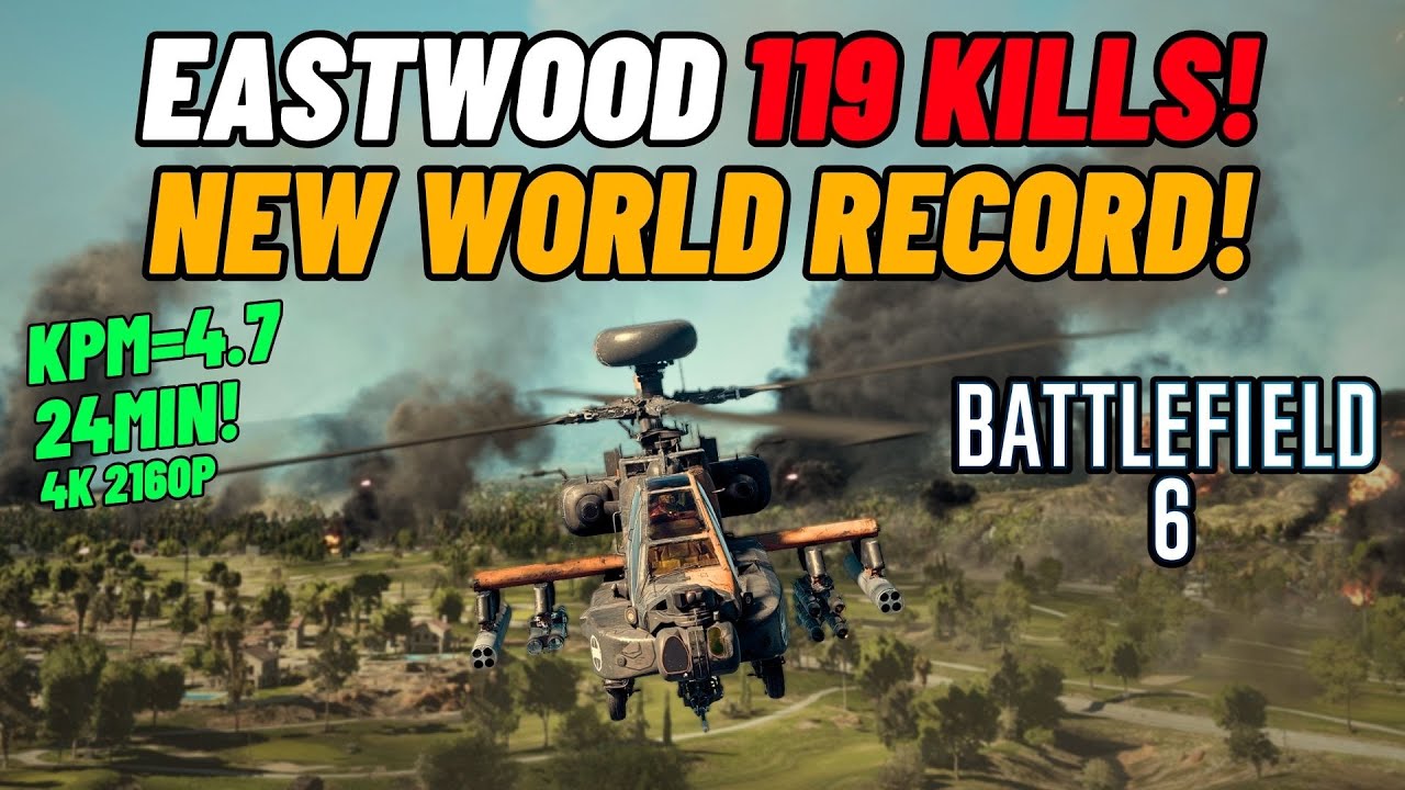 🤯🔥 Battlefield 6 - EASTWOOD 119 KILLS! Batemos o RECORDE MUNDIAL do Mapa Novo!