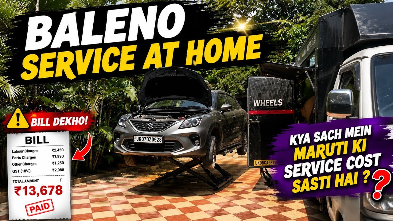 Maruti Suzuki Baleno Service | Kya Sach Mein Maruti Ki Service Cost Sasti Hai ? | #vlog54