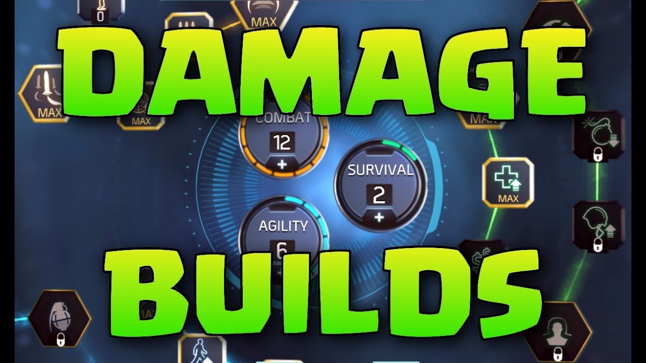BEST BUILDS : Top DAMAGE skill trees for Shadowgun Legends