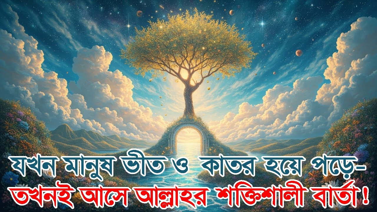 যখন মানুষ ভীত ও কাতর হয়ে পড়েন, তখনই আসে আল্লাহর শক্তিশালী বার্তা! Divine Power in Moments of Fear.