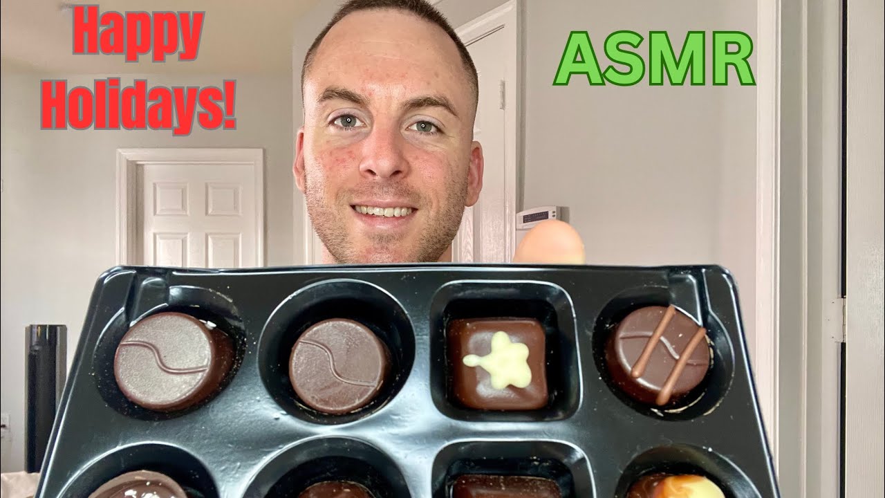 ASMR Eating Assorted European Chocolates for the Holidays