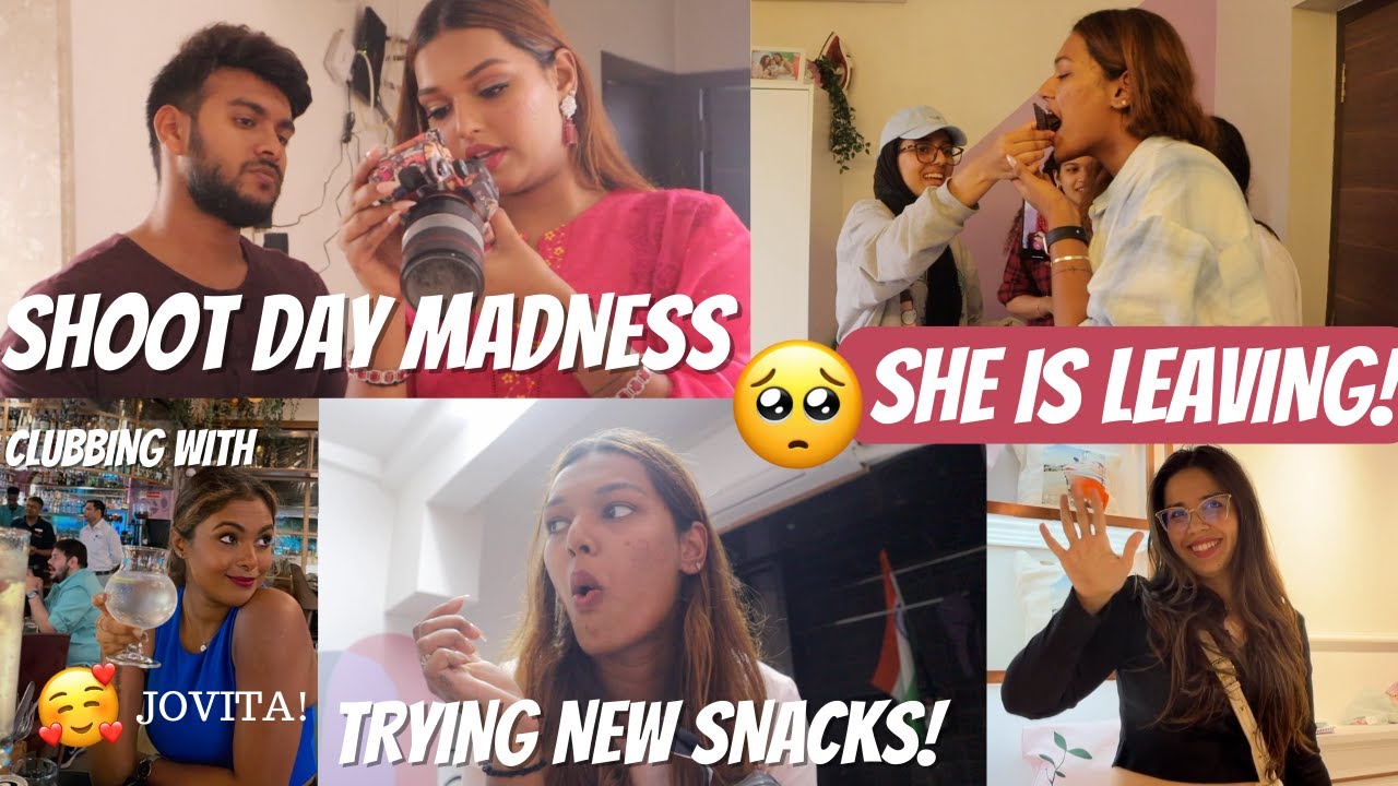 Shoot Day with my CRAZY TEAM! Meeting @HeliVedYT & @MrJovitageorge on ONE WEEKEND! #HustleWSar