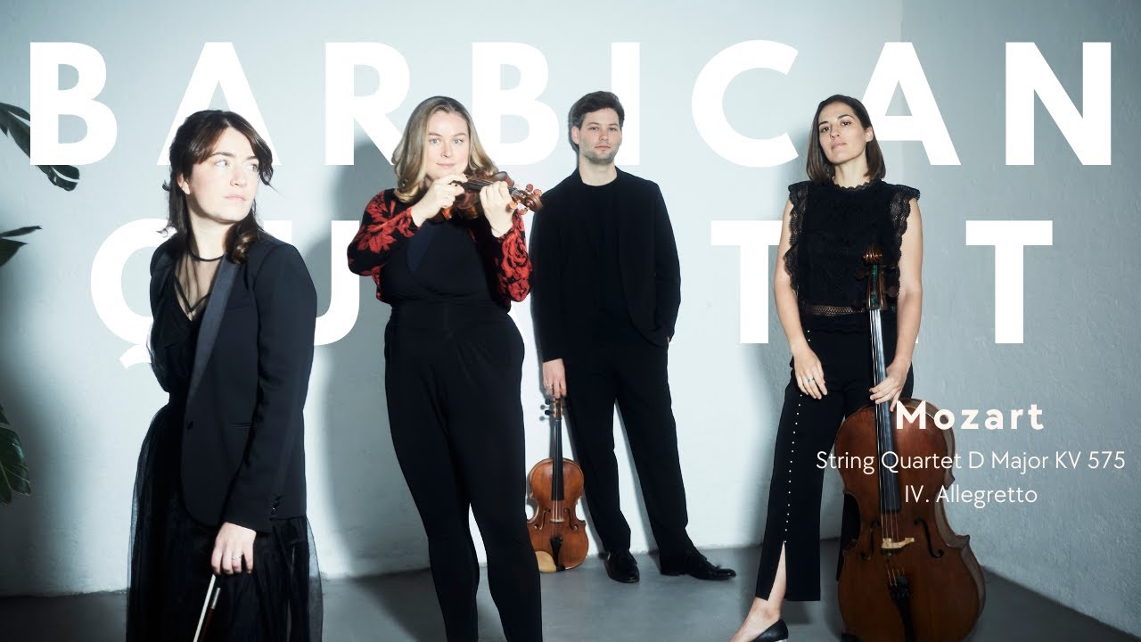 Barbican Quartet - Mozart String Quartet D Major KV 575 - Fourth Movement: Allegretto