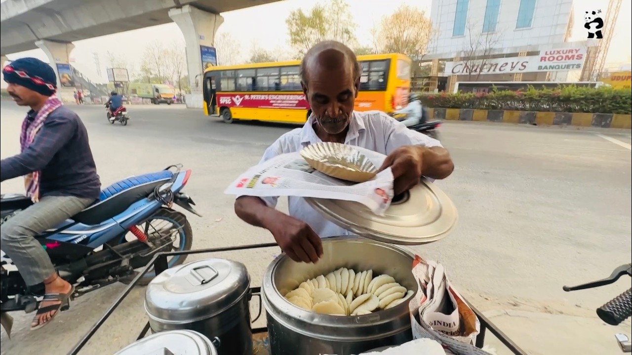 Early Morning Breakfast | Best Street Food India | Saroor Nagar Stadium | ASMR