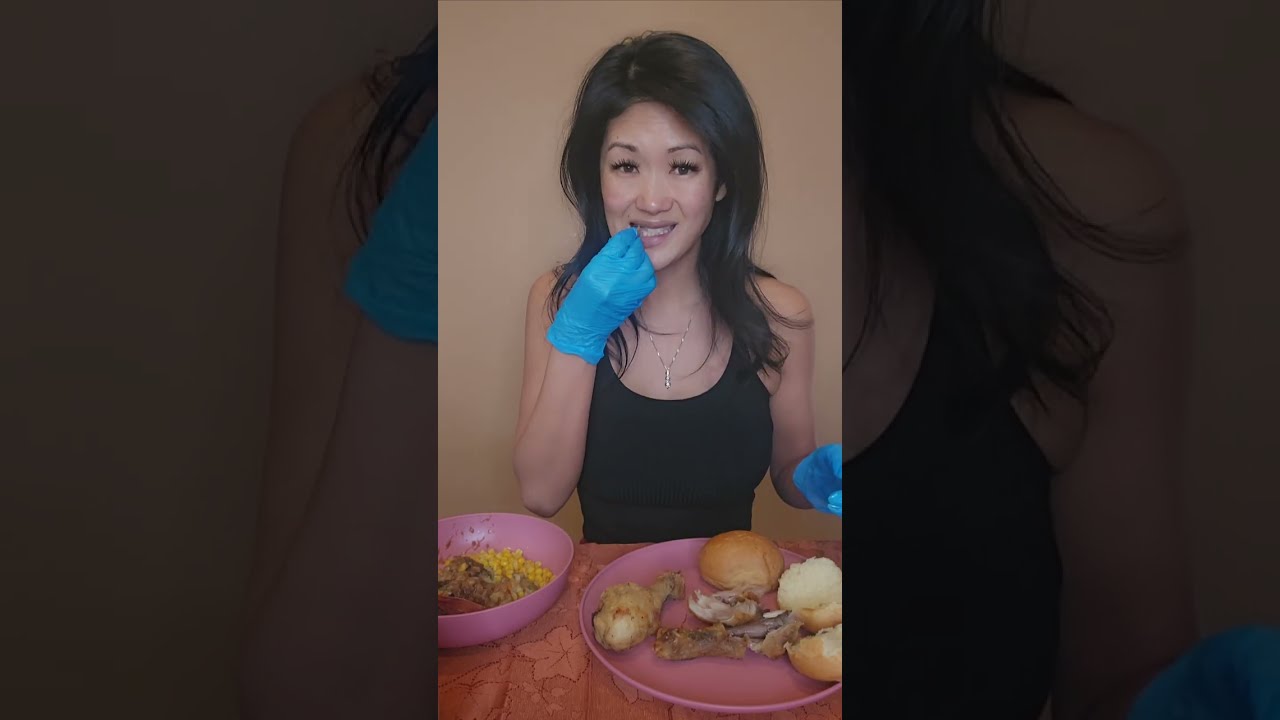 Let's eat Thanksgiving leftovers  #mukbang #burps                                @DollarTreeDinners