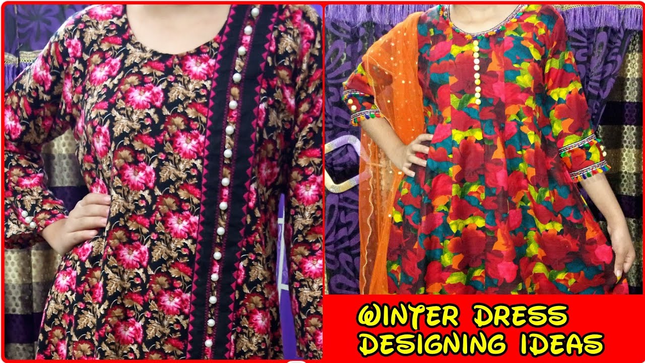 Latest Winter Dress Designing Ideas For Girls || Khadar Dress Design 2020