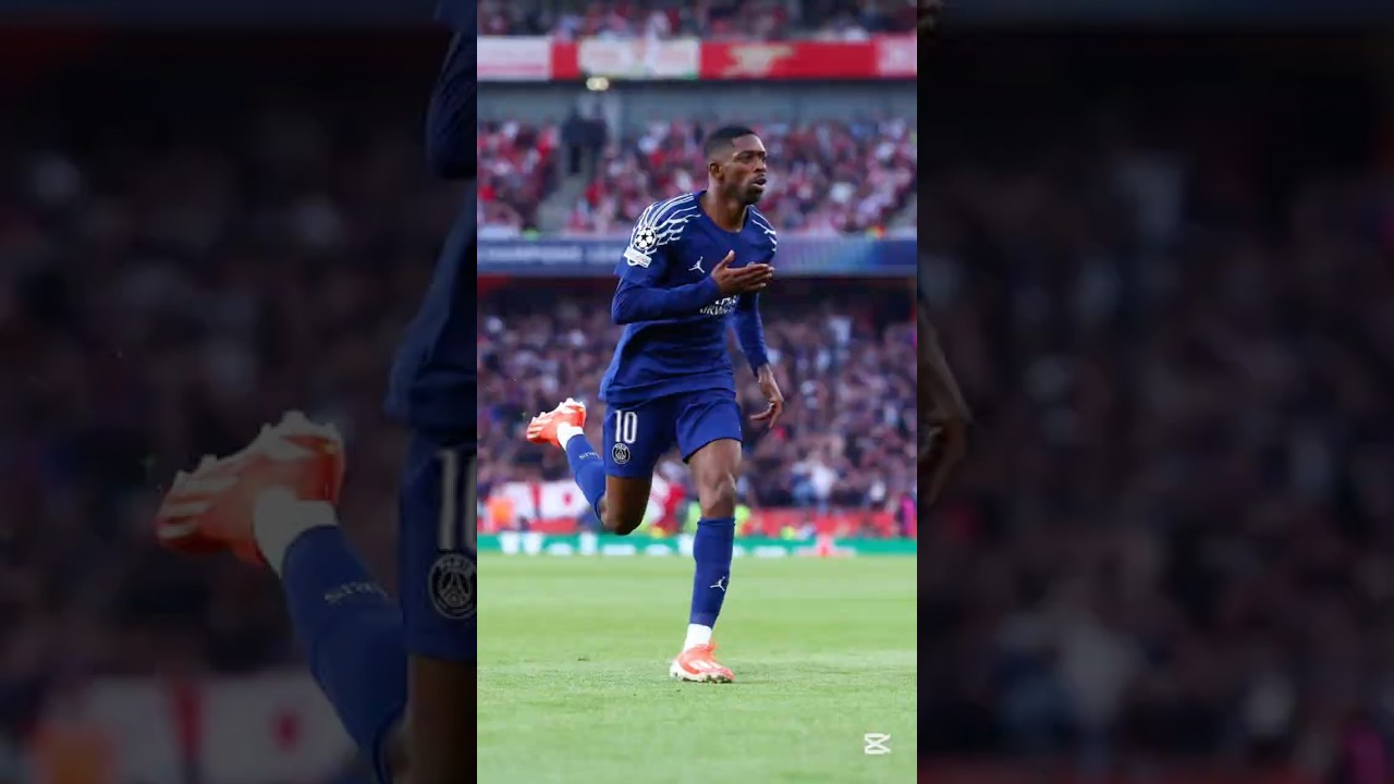 Ousmane Demb&eacute;l&eacute; Shocks Arsenal with Early Goal | UCL Semifinal 2025 #Shorts