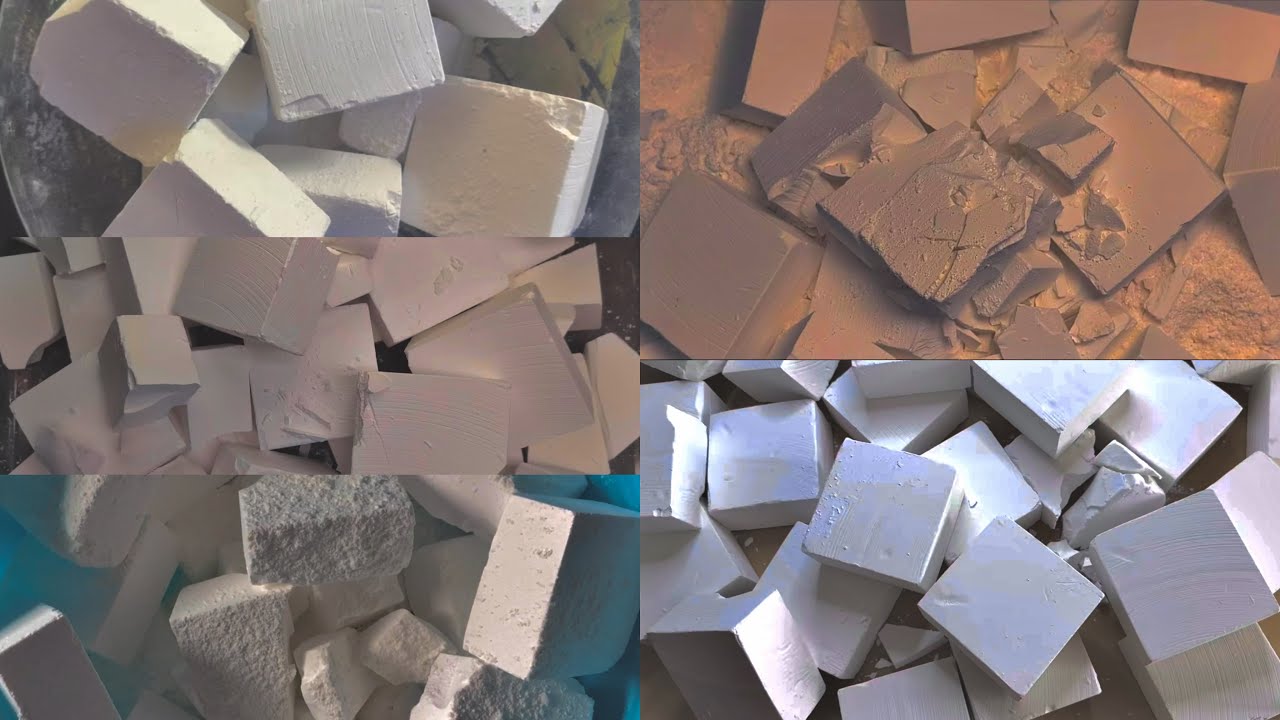 plain jane gymchalk for relief | best gym chalk asmr edit | fresh snow white dusty blocks | crunchy
