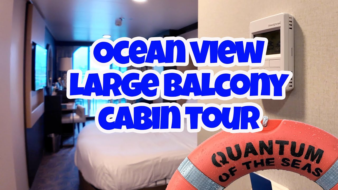 Посетите каюту с большим балконом на лайнере Quantum of the Seas компании Royal Caribbean