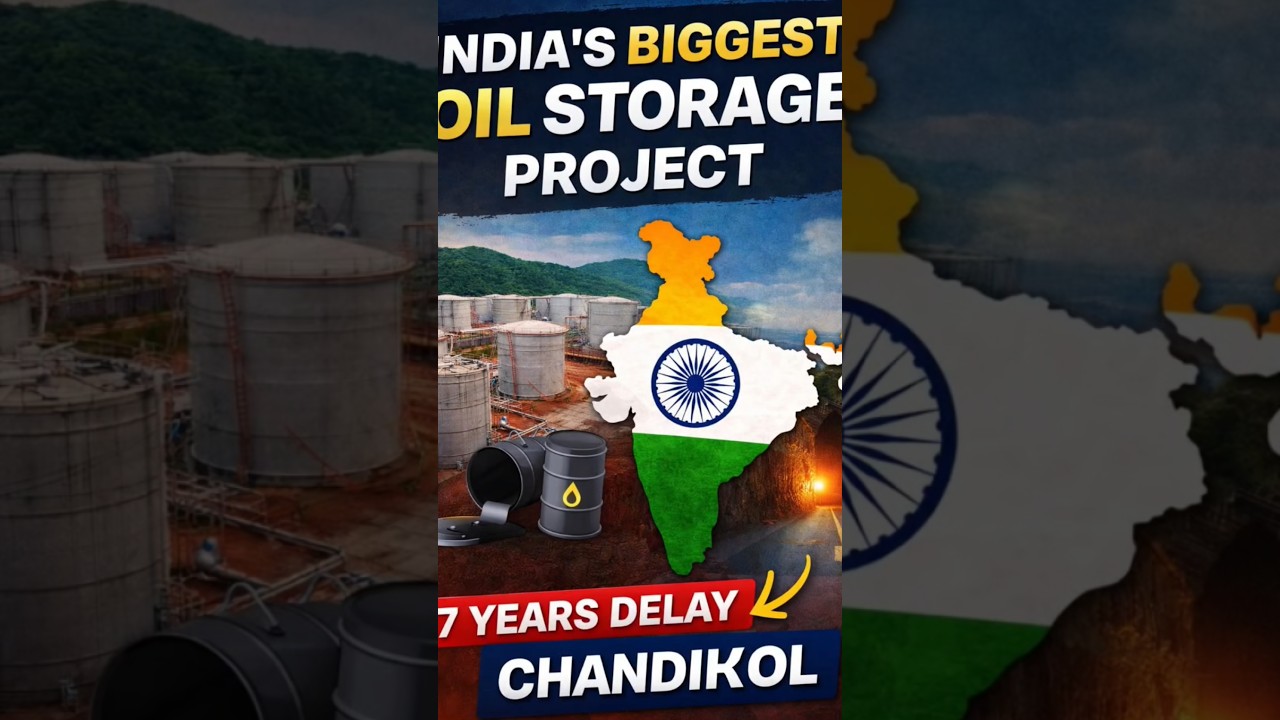 India bana raha hai World-Class Oil Storage | 7 Years Delay Chandikhol Project Explained. #shorts.