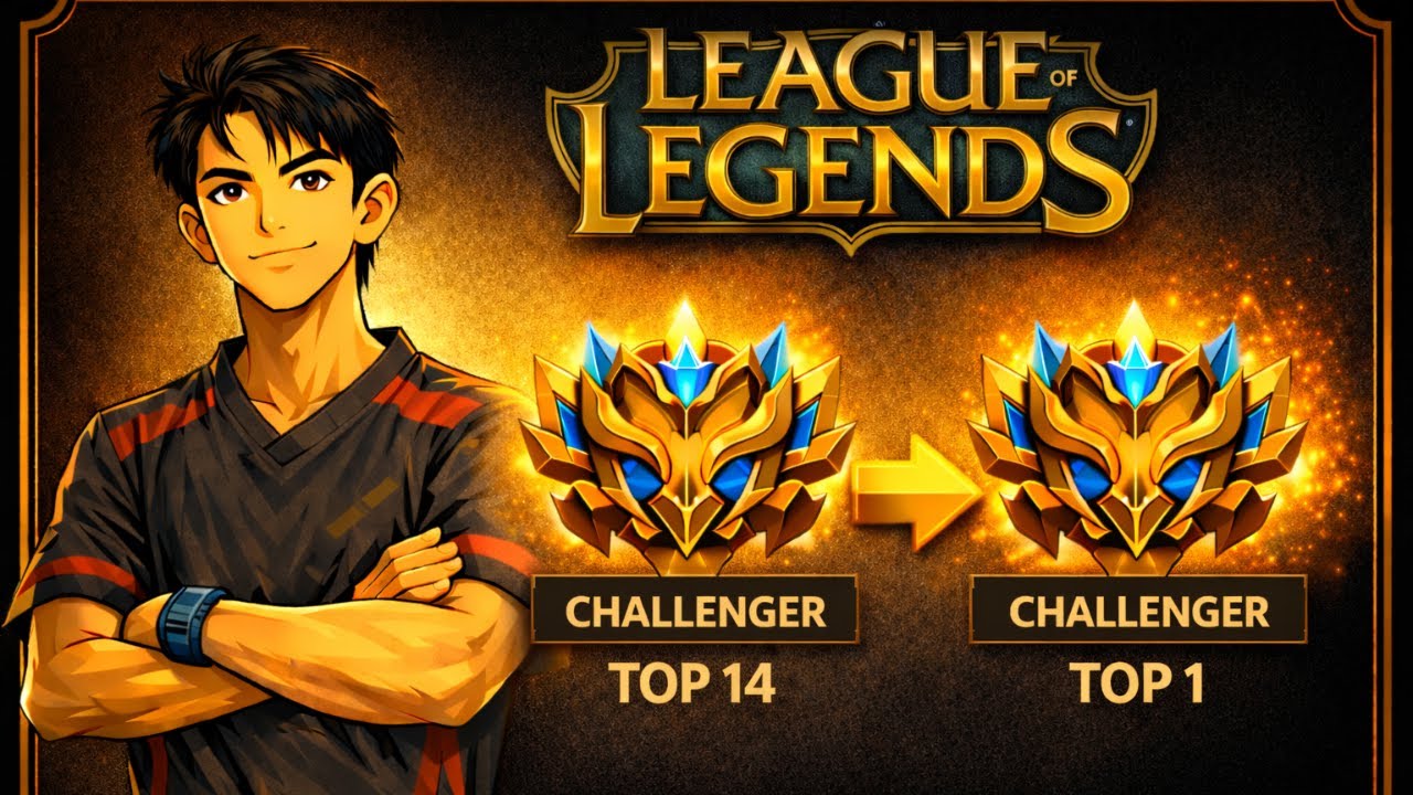 Top 14 KR SoloQ - Rumo ao TOP 1